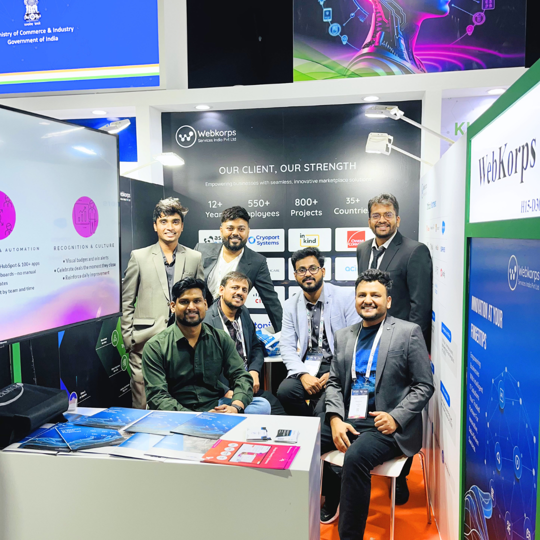 Webkorps team at gitex event